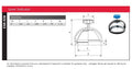 Glass Level Indicator with Steel Ring for Tankers dimensions and specifications chart.