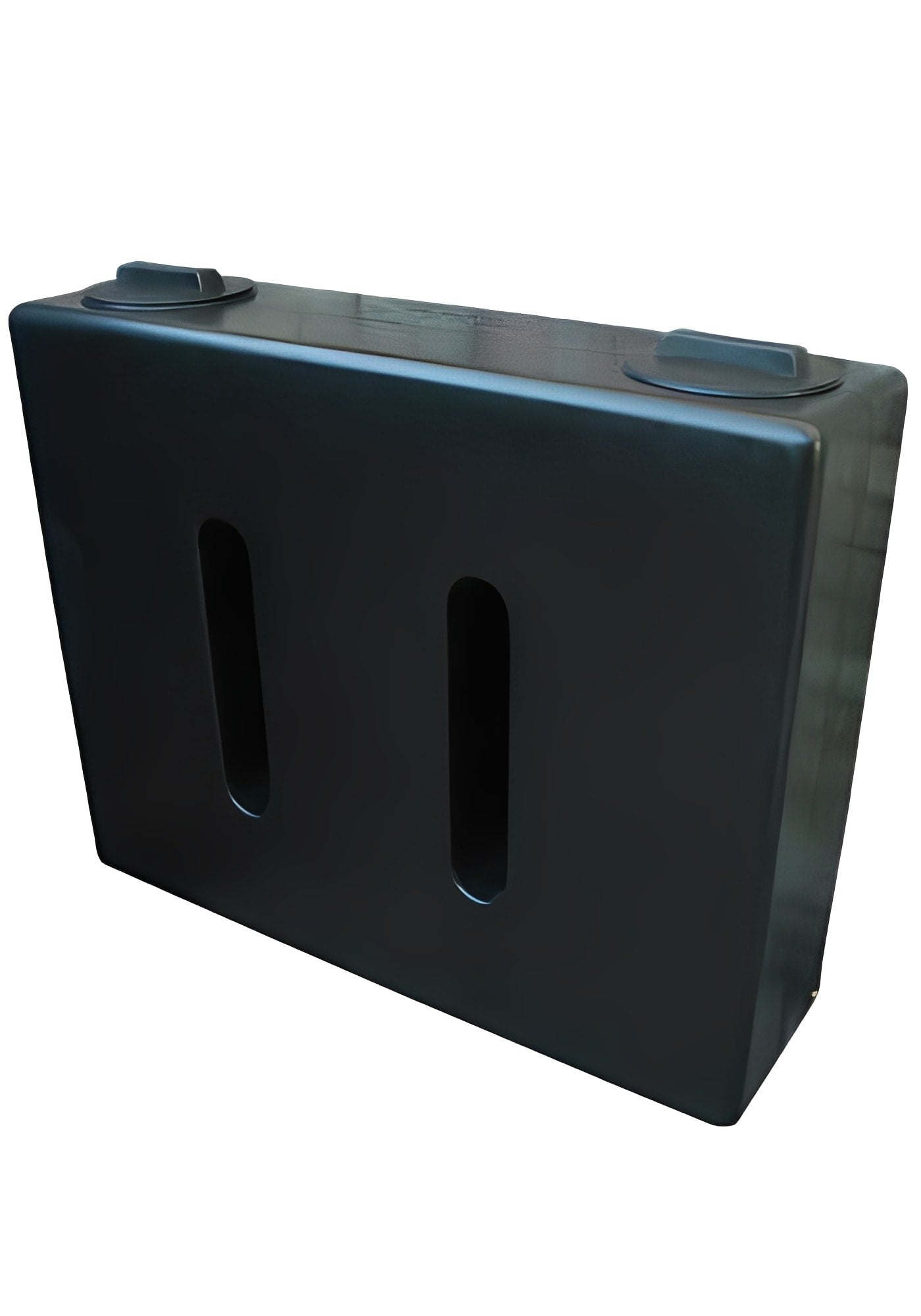 Potable Water Tank 400 Litre V1 in black, designed for safe drinking water storage.