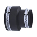 PQ086-047 Black PVC Adaptor Coupling 80mm-86mm x 44mm-47mm