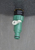 Purple Big City Water Butt Planter - 380L Capacity tap valve for efficient water dispensing.
