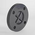 PVC-U Blank Flange ASA 150 - Plain Grey for PVC pressure systems and sealing pipework.
