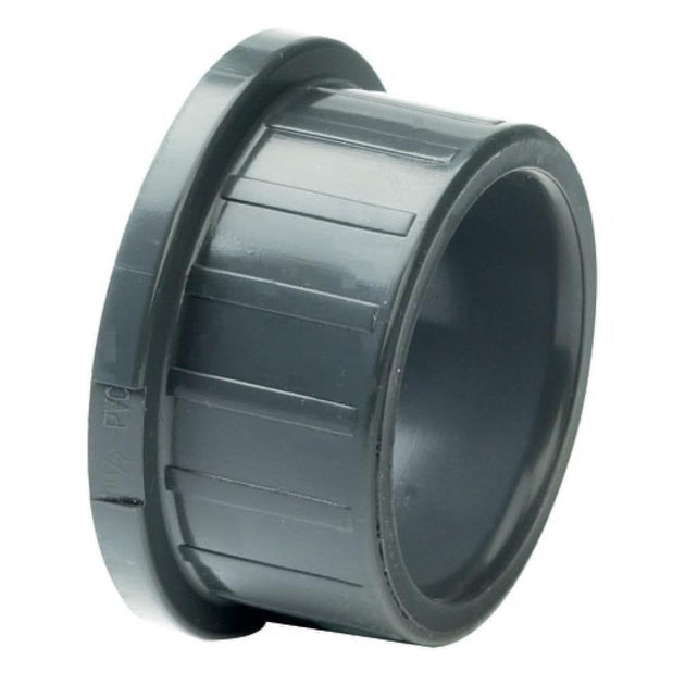 Metric Ball Valve End Plain - PVC Pipe Fitting designed for secure connections in PVC systems.