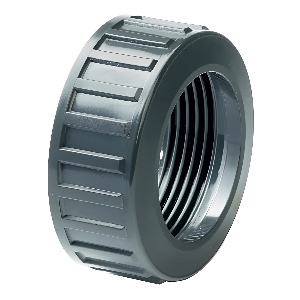 PVC Metric Valve Nut - WRAS Approved Potable Water Safe, durable connection for plumbing applications.