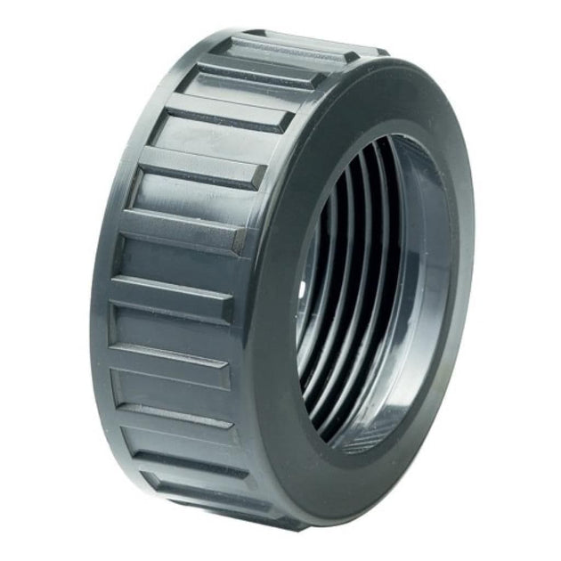 PVC Metric Valve Nut - WRAS Approved Potable Water Safe, durable connection for plumbing applications.