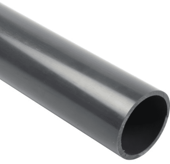 PVC Metric Pressure Pipe 6 Bar - 6m Length for industrial and domestic applications.