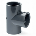 PVC-U Equal Tee Plain Imperial Pipe Fitting - All Sizes, high-quality pipe fitting for secure T-junction connections.