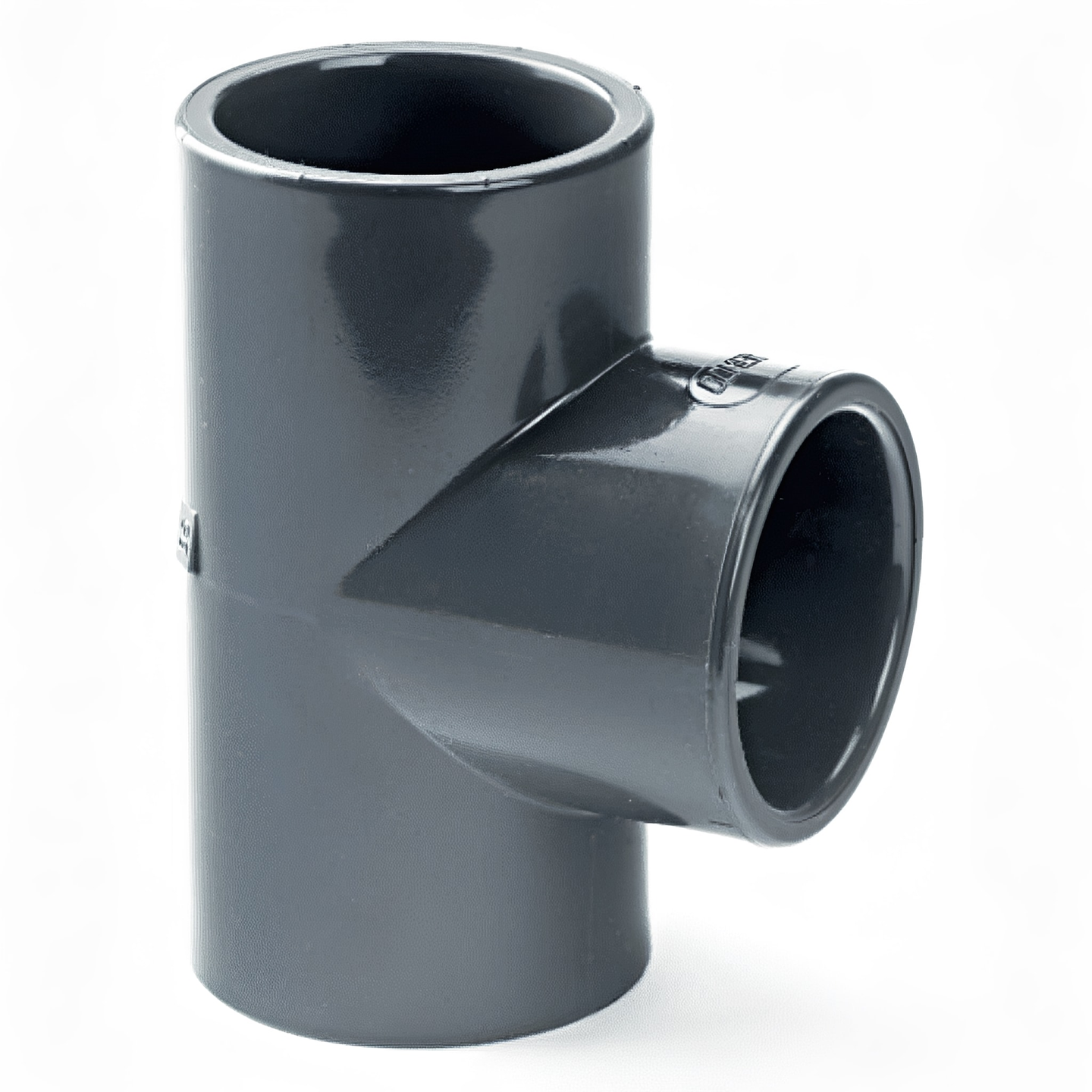 PVC-U Equal Tee Plain Imperial Pipe Fitting - All Sizes, high-quality pipe fitting for secure T-junction connections.