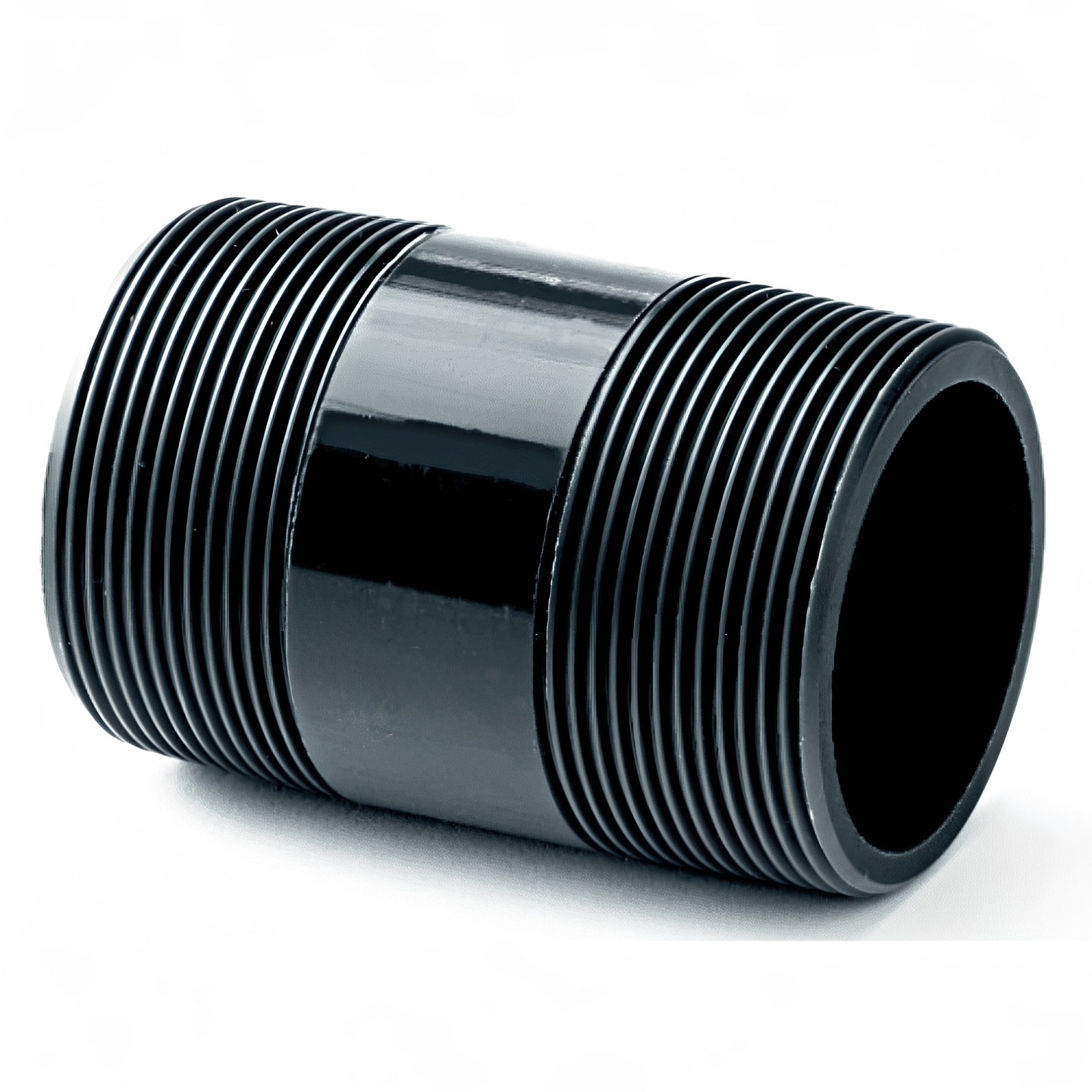 PVC-U Imperial Threaded Nipple - WRAS Approved Pipe Fitting for secure connections in pressure pipe systems.