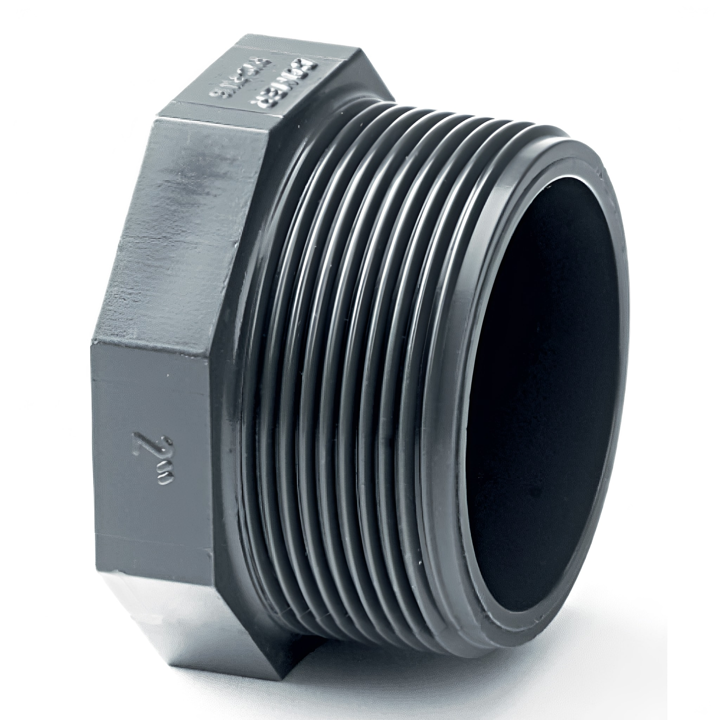 PVC-U Imperial Threaded Plug - WRAS Approved Potable Water for secure, watertight seal in pipe fittings.
