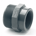 PVC-U Long Threaded Reducing Bush - Imperial Sizes for reliable piping connections.