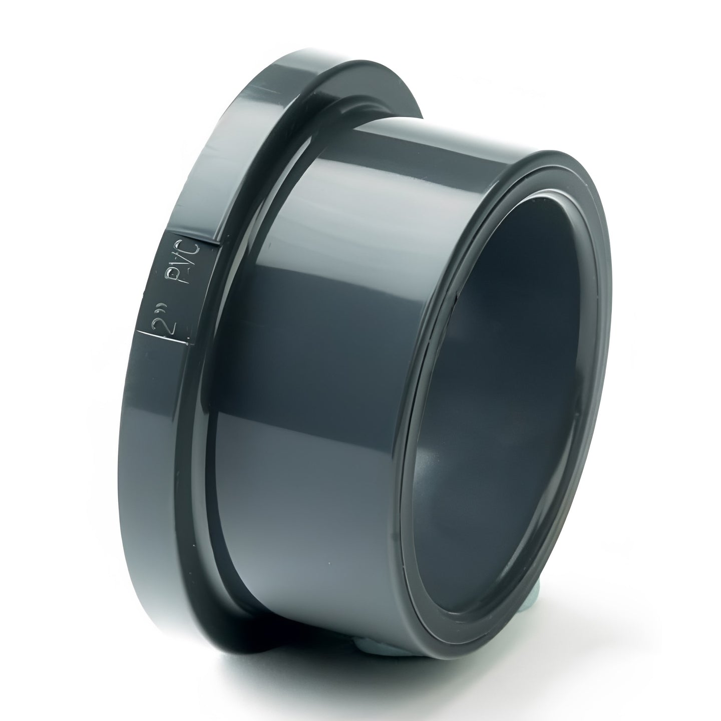 PVC-U Stub Flange Plain Metric - WRAS Approved for secure joint connections in PVC pipe systems.