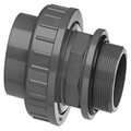 PVC-U Imperial Plain to Threaded Union with O-Ring showcasing a reliable connection for imperial pipe.