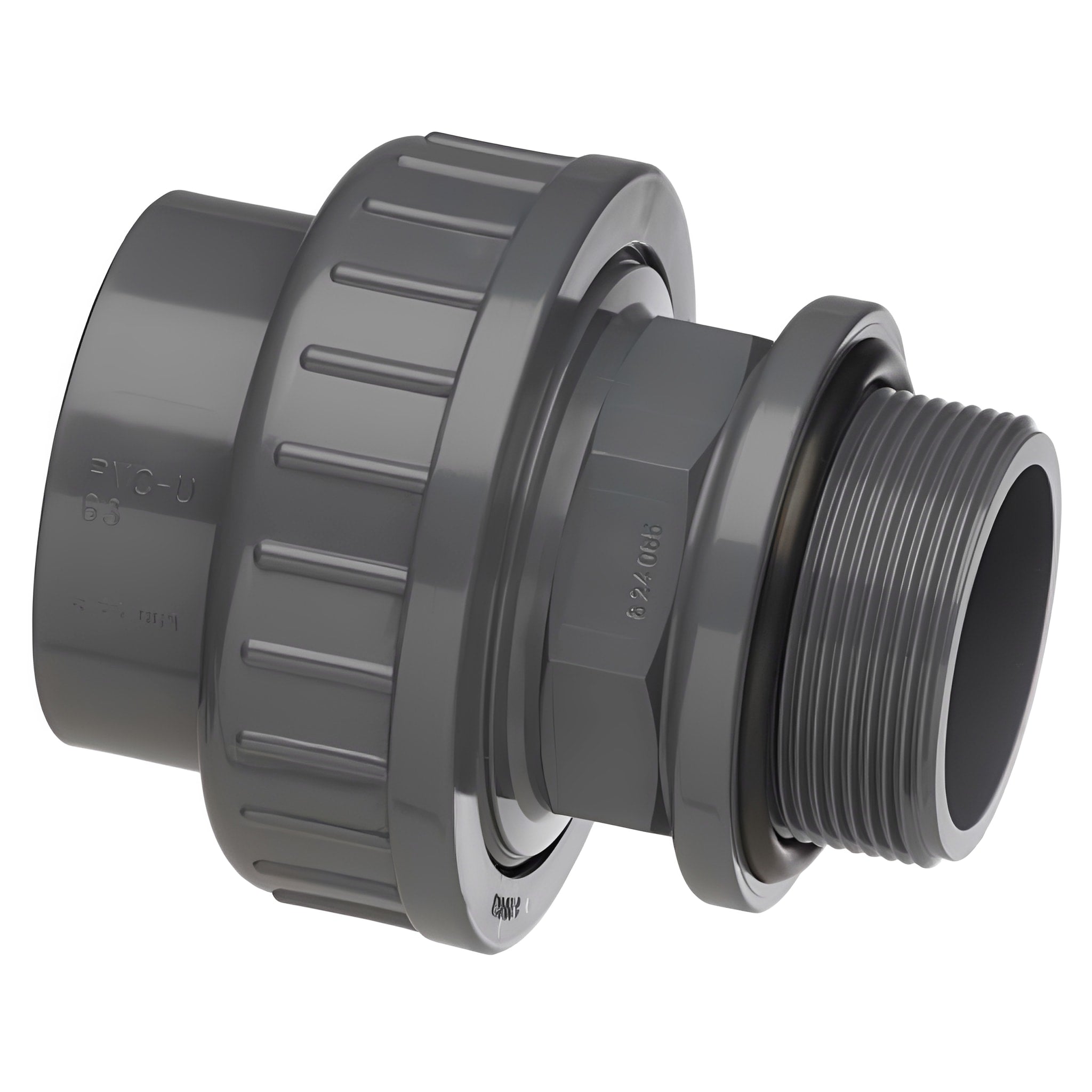 PVC-U Union - Plain/Threaded BSP Metric with O-Ring