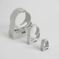 Quick Clamp Pipe Clip - Polypropylene Imperial & Metric in various sizes for secure pipe installation.