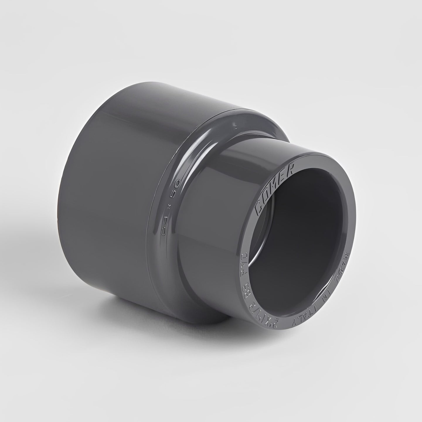 PVC Metric Reducing Socket - Pressure Pipe Fitting for connecting PVC pressure pipes of different diameters.