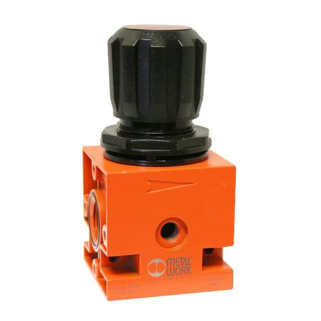 Piston-Operated Air Pressure Regulator - 0-8 Bar High Flow, piston design for stable pressure control.