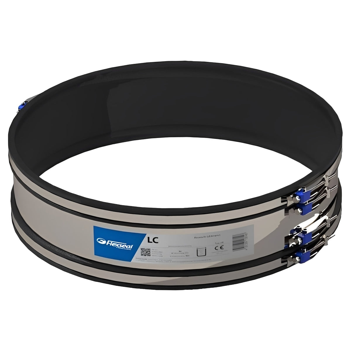 Fernco SC320W Extra Wide Drain Coupling 295-320mm, heavy-duty flexible connector for drainage pipes.