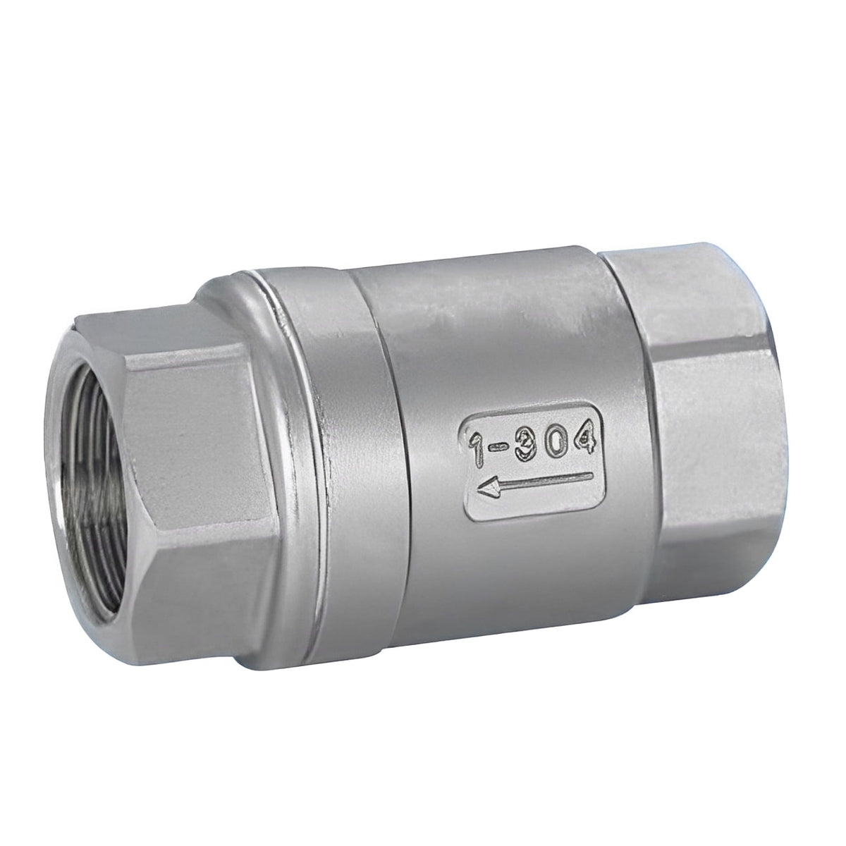 316 Stainless Steel Check Valve PTFE Gasket PN63 BSPT for high-pressure flow control