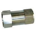 Stainless Steel Check Valve - Screwed BSPP 6000psi 135°C for high-pressure industrial service.