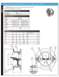 Stainless Steel Dual Plate Check Valve - ANSI 150 Wafer Viton Seat technical specifications and diagram.