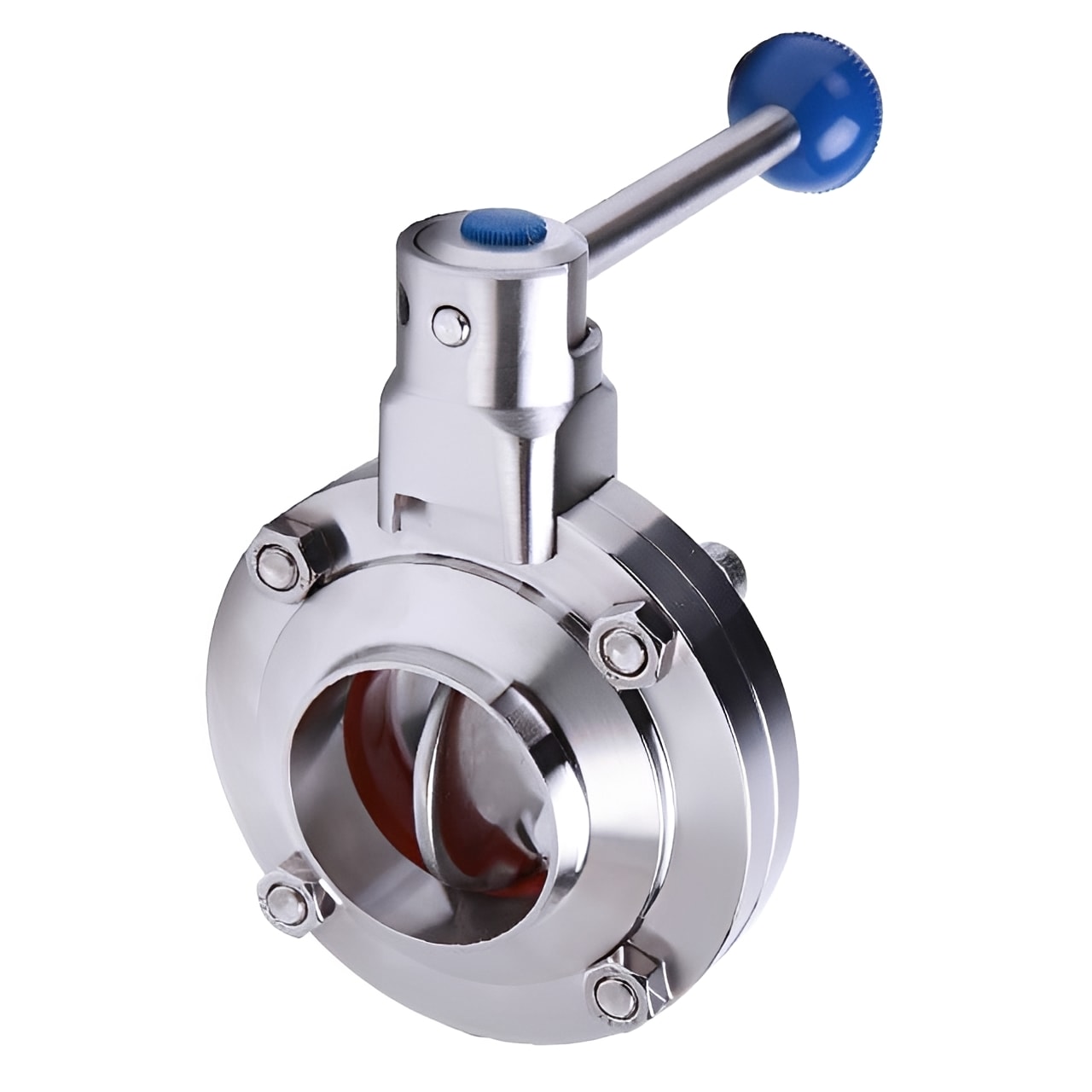 Hygienic Butterfly Valve - Stainless Steel 316 Butt Weld OD for clean and sterile process applications.