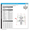 Stainless Steel Pressure Reducing Valve - WRAS Approved PN25 specifications and diagram.