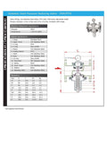 Stainless Steel Pressure Reducing Valve - FKM/PTFE Seat PN25 specifications and dimensions chart.
