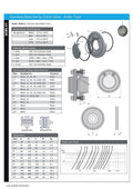 Stainless Steel 304 Swing Check Valve - Wafer Pattern PN16 technical specifications and diagrams.