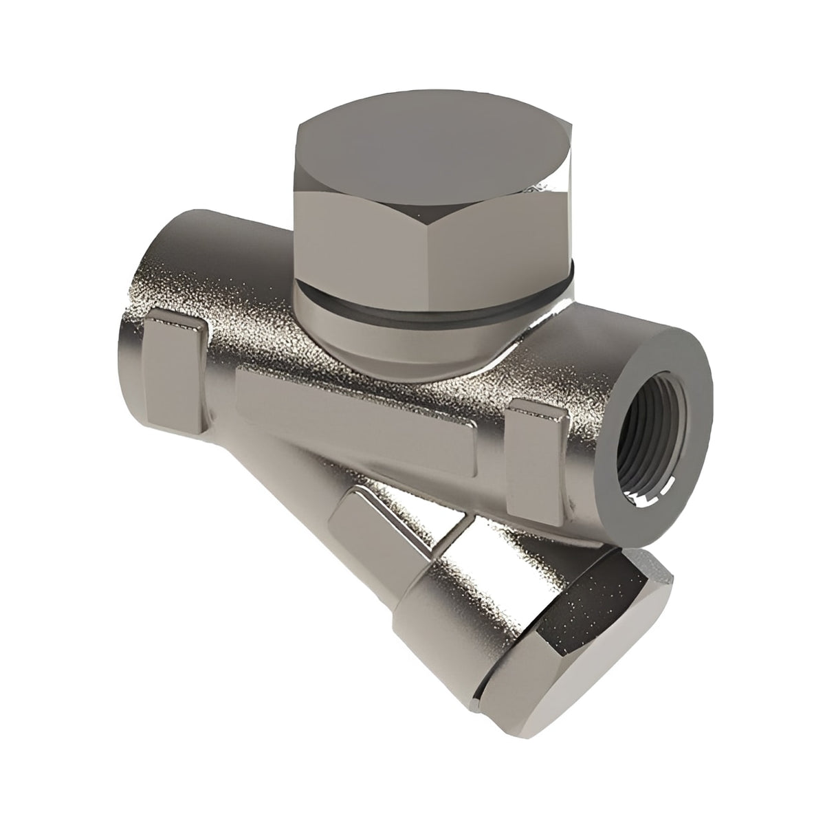 Stainless Steel Thermodynamic Steam Trap - Screwed BSPP 42 Bar, showcasing durable construction for industrial use.