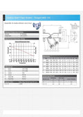 Stainless Steel Y Strainer - Flanged ANSI 150 technical specifications and dimensions diagram.