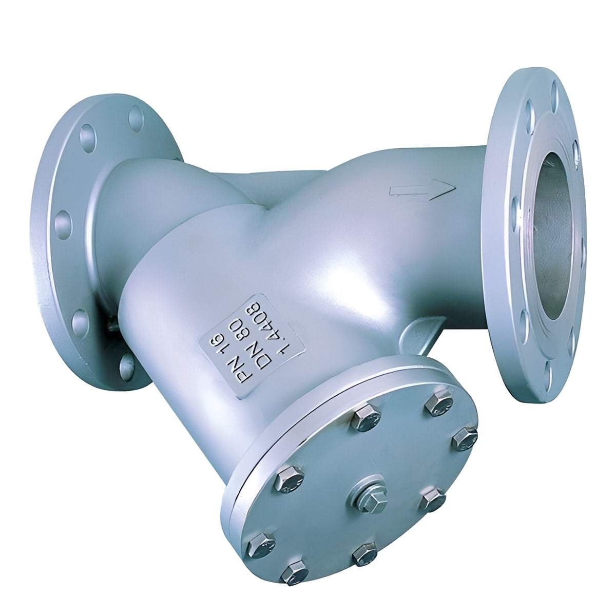 Stainless Steel Y Strainer - Flanged PN16 40 Mesh for industrial piping systems