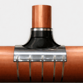 TA11090 90° Pipe Saddle 110mm Branch for 160-400mm Pipe