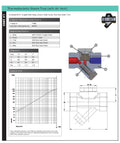 Thermodynamic Steam Trap with Air Vent - BSPP Forged Steel technical specifications and capacity chart.