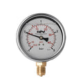 Vacuum Gauge for Tankers -1 to 3 Bar Range showing precise negative pressure measurements.