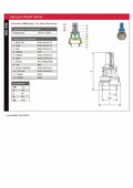 Metal Alloy Vacuum Relief Valve for Tankers and Vessels specifications and diagram.