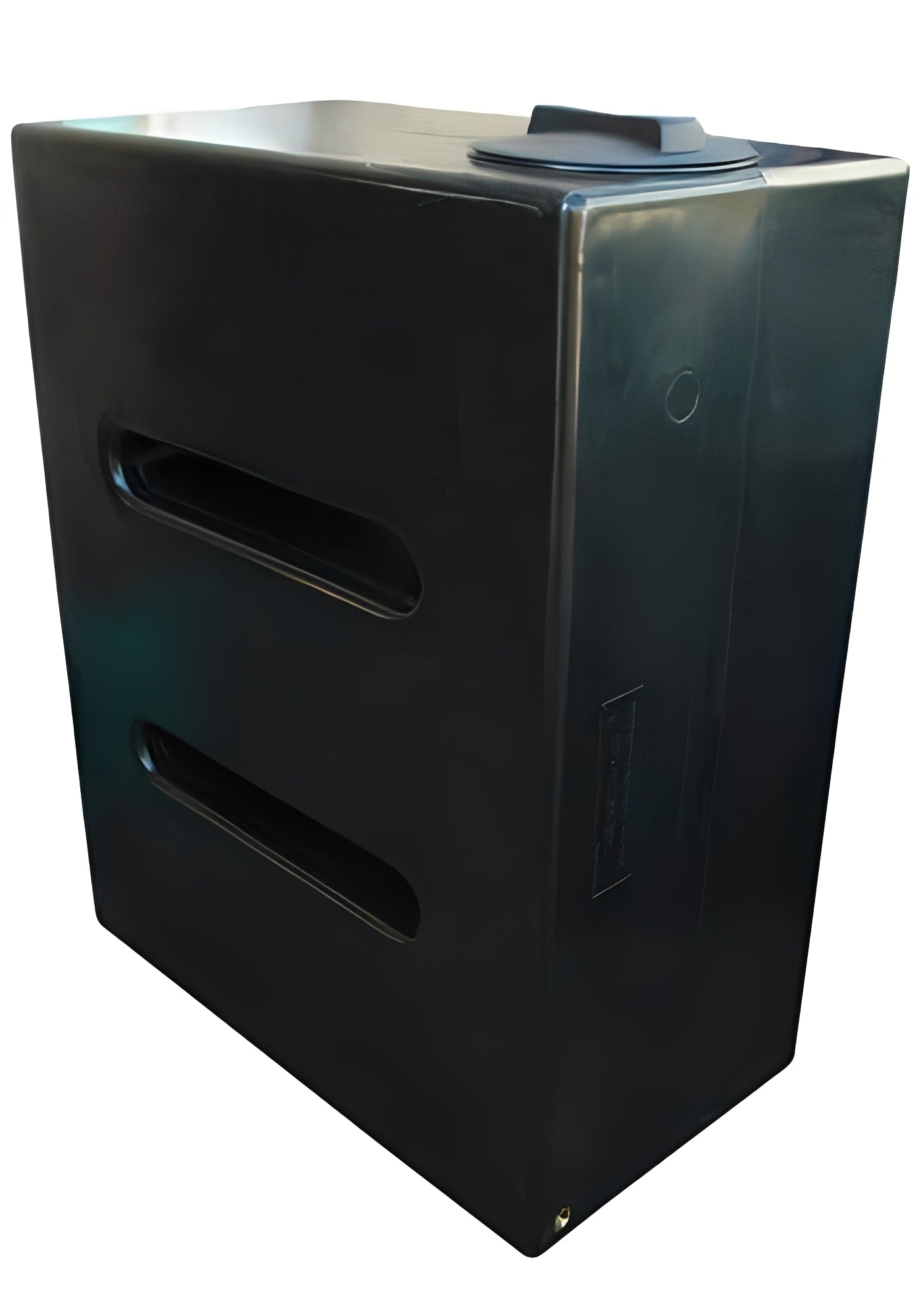 Water Tank 750 Litre V3 Potable black heavy-duty water storage solution.